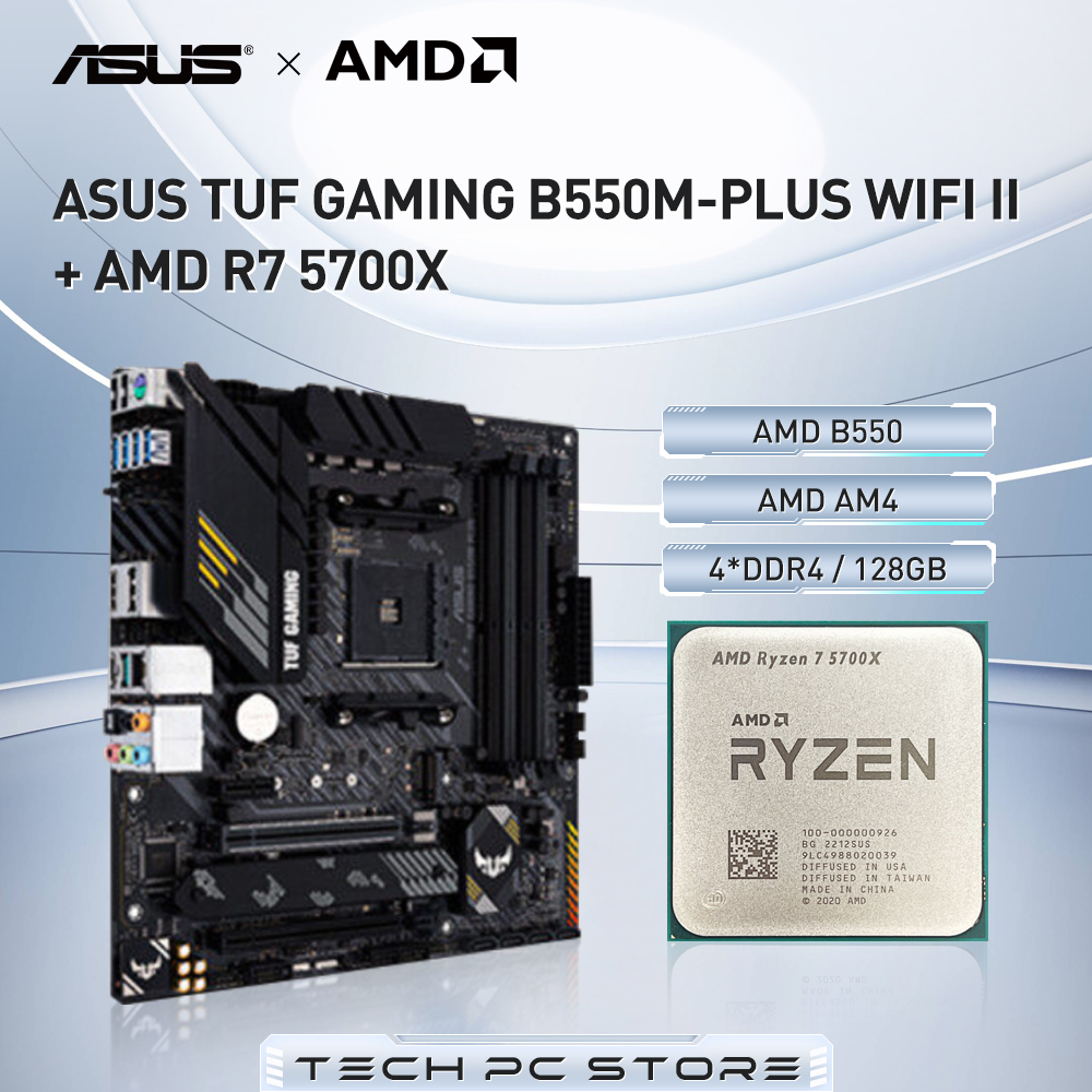 AMD Ryzen 7 5700X + ASUS TUF G - X870E Atx Motherboard avis et prix